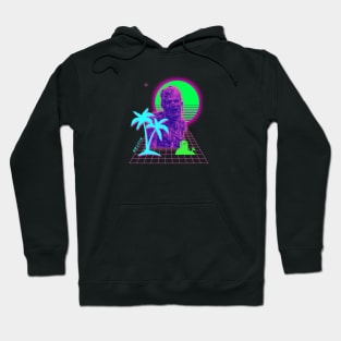 Neon Zombie Vaporwave Synthwave Sunset Hoodie